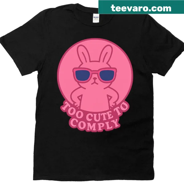 Oversized T-shirt with cute compliance message
