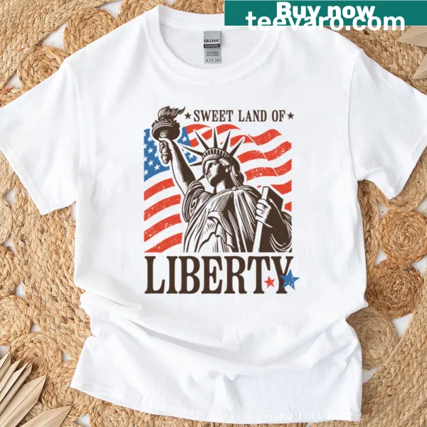 Patriotic T-shirt with 'USA Independence' text for Fourth of July