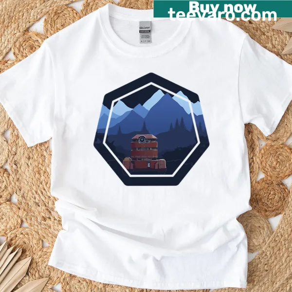 Playful text-based t-shirt with a humorous saying