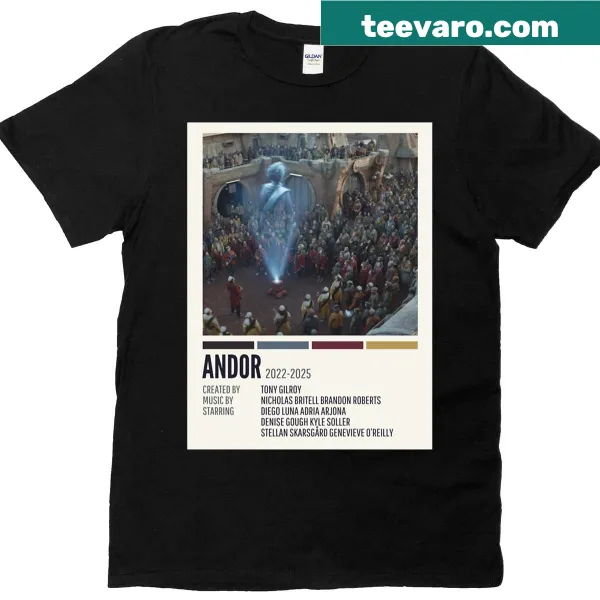 T-shirt featuring Andor 2022-2025 theme