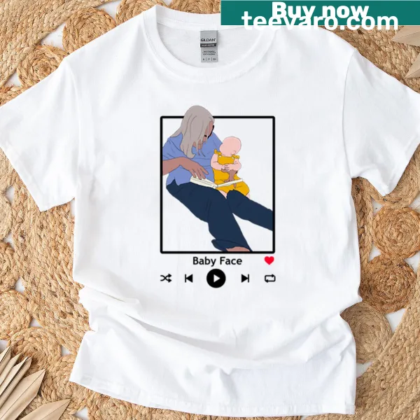 Cute Baby Face T-shirt with a charming graphic