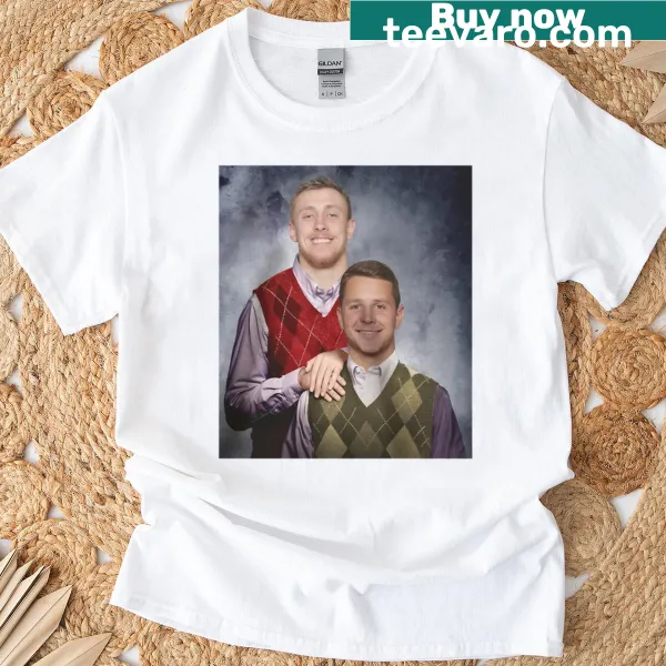 T-shirt featuring Brock Purdy and George Kittle names