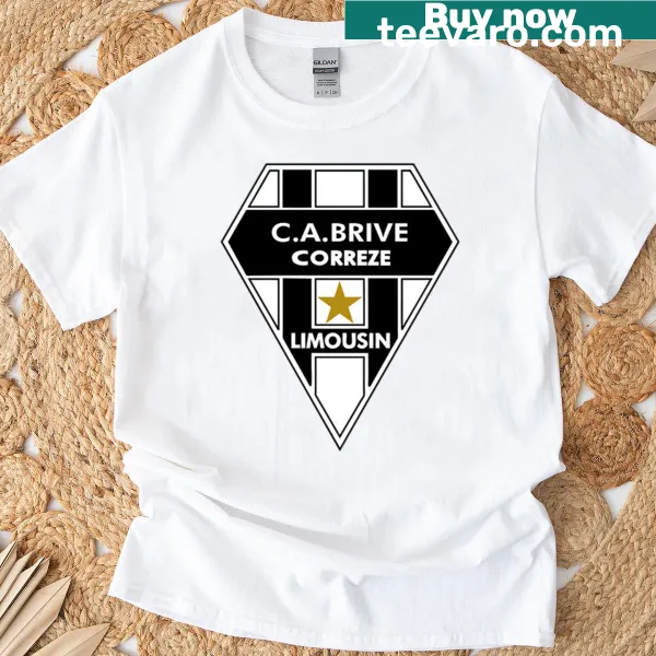 Illustrated Ca Brive t-shirt evoking nostalgia
