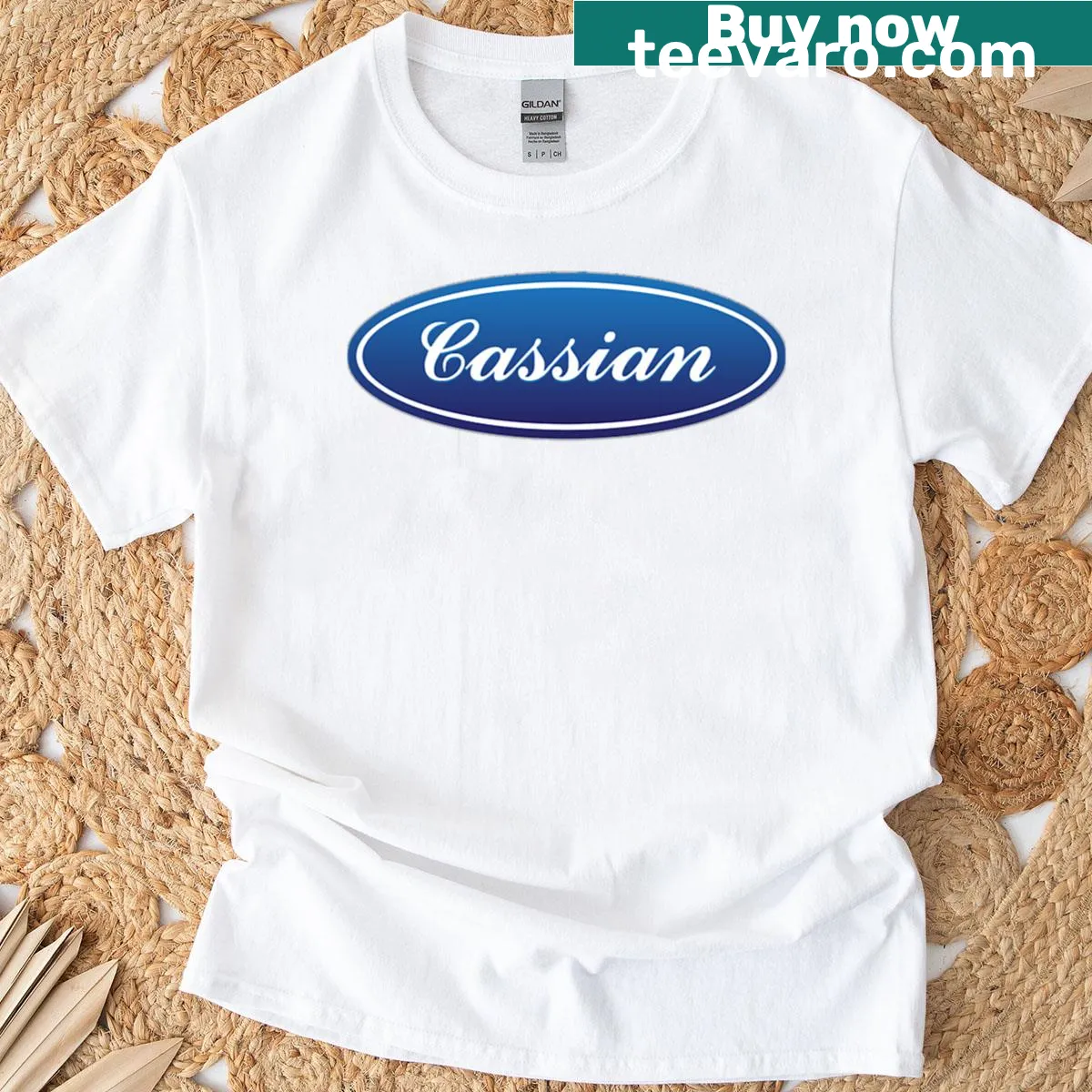 T-shirt featuring a design inspired by Cassian Andor — on a men's t-shirt
