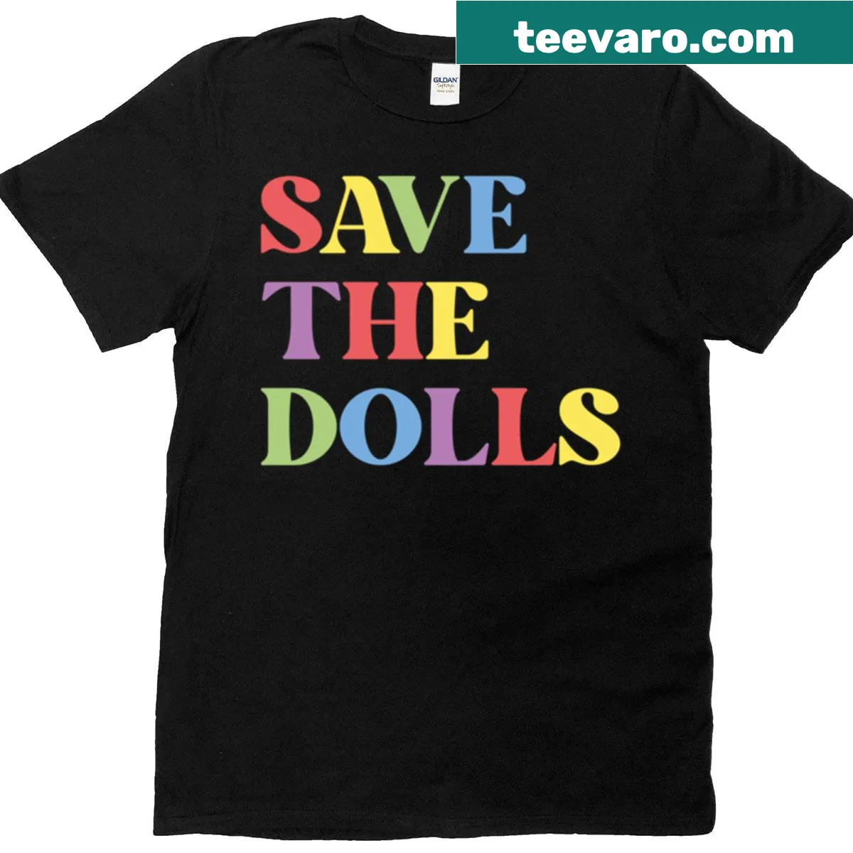 Playful shirt featuring the phrase 'Protect The Dolls' — on a men's t-shirt