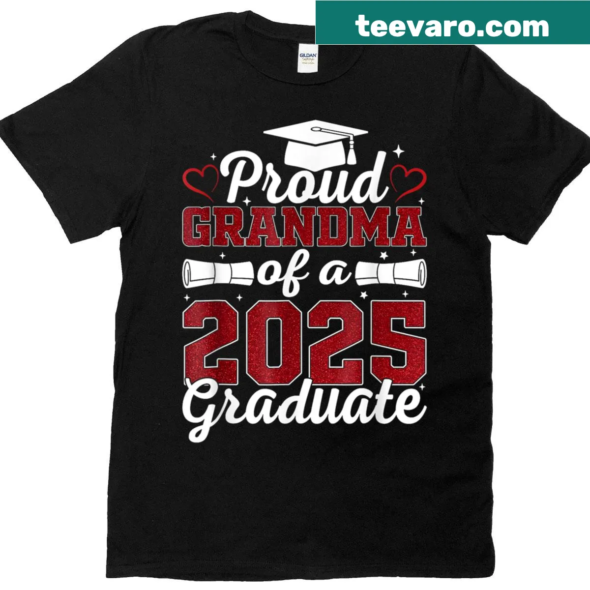Celebratory Graduation t-shirt for recent grads — on a men's t-shirt