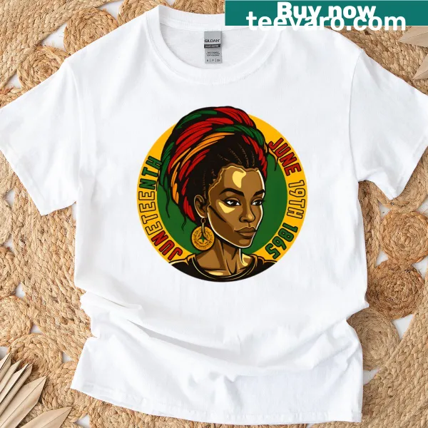 Juneteenth 2023 T-shirt with freedom-themed graphic