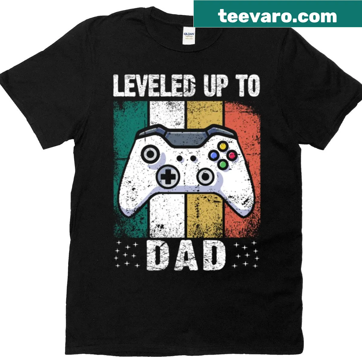 New dad t-shirt celebrating the journey of fatherhood — on a men's t-shirt