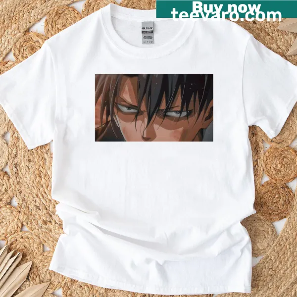 Minimalist t-shirt featuring bold typography of the word 'Eyes'