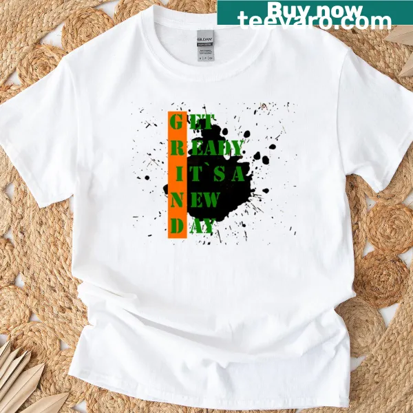 T-shirt with the motivational text 'New Day'