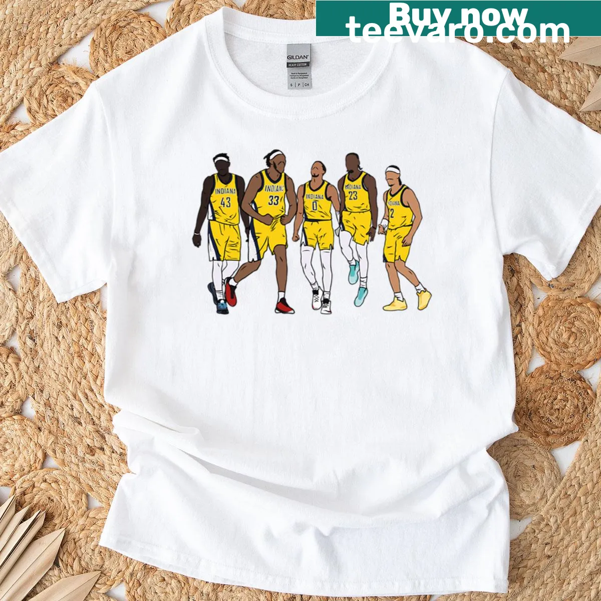 Whimsical graphic oversized t-shirt celebrating artistic expression — on a men's t-shirt