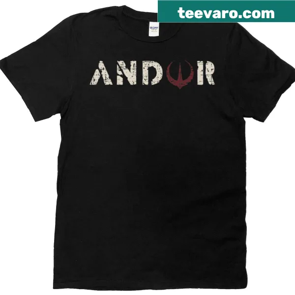 Illustrated T-shirt depicting Andor The White character