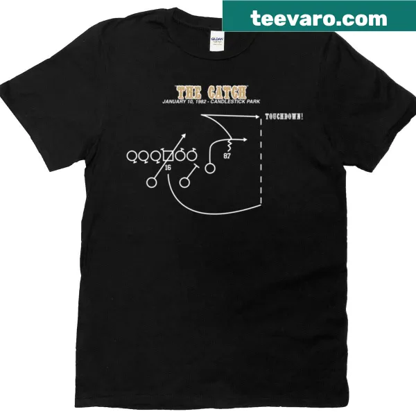 San Francisco The Catch T-shirt commemorating a famous football play
