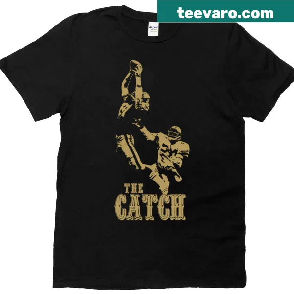 Illustration commemorating Dwight Clark's iconic catch in football