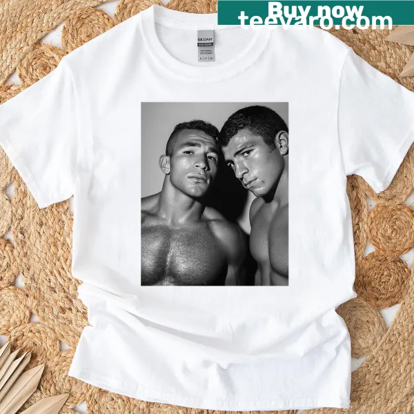 Twin Titans graphic T-shirt for fans of epic tales and mythology.