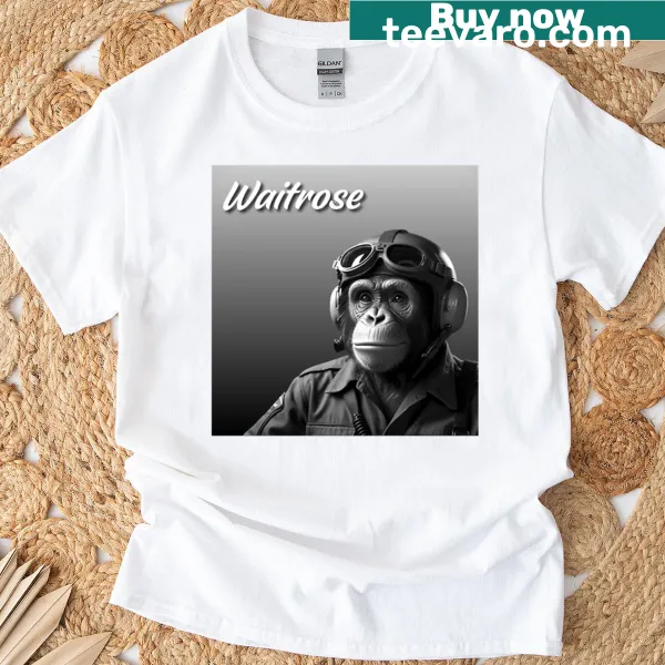 Oversized T-shirt featuring the Waitrose logo in a simple design