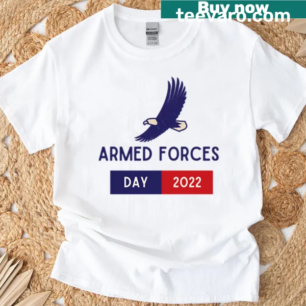 Armed Forces Day 2022 t-shirt with patriotic design