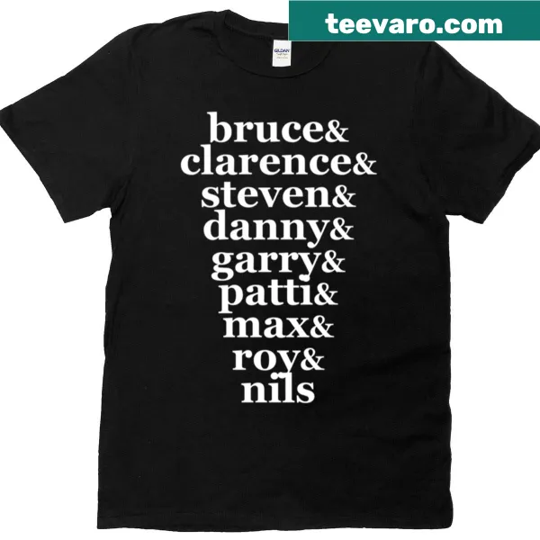 Original T-shirt featuring illustrated iconic band members