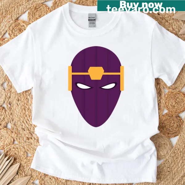 T-shirt featuring an illustration of Baron Helmut Zemo's mask