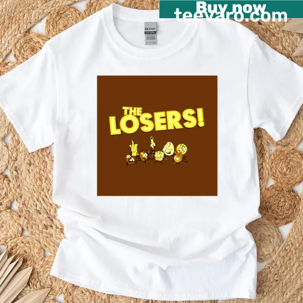 Graphic tee featuring the Losers Team from Battle For Dream Island