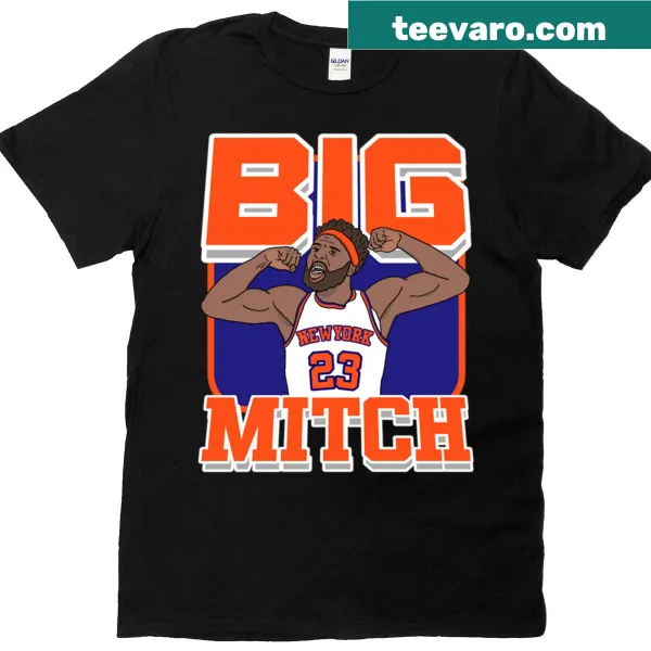 Big Mitch illustrated T-shirt with playful graphics