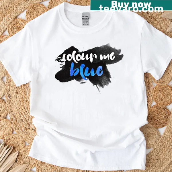 Classic blue T-shirt without graphic design