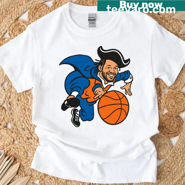 T-shirt featuring bold text honoring Bocker Brunson of the Knicks