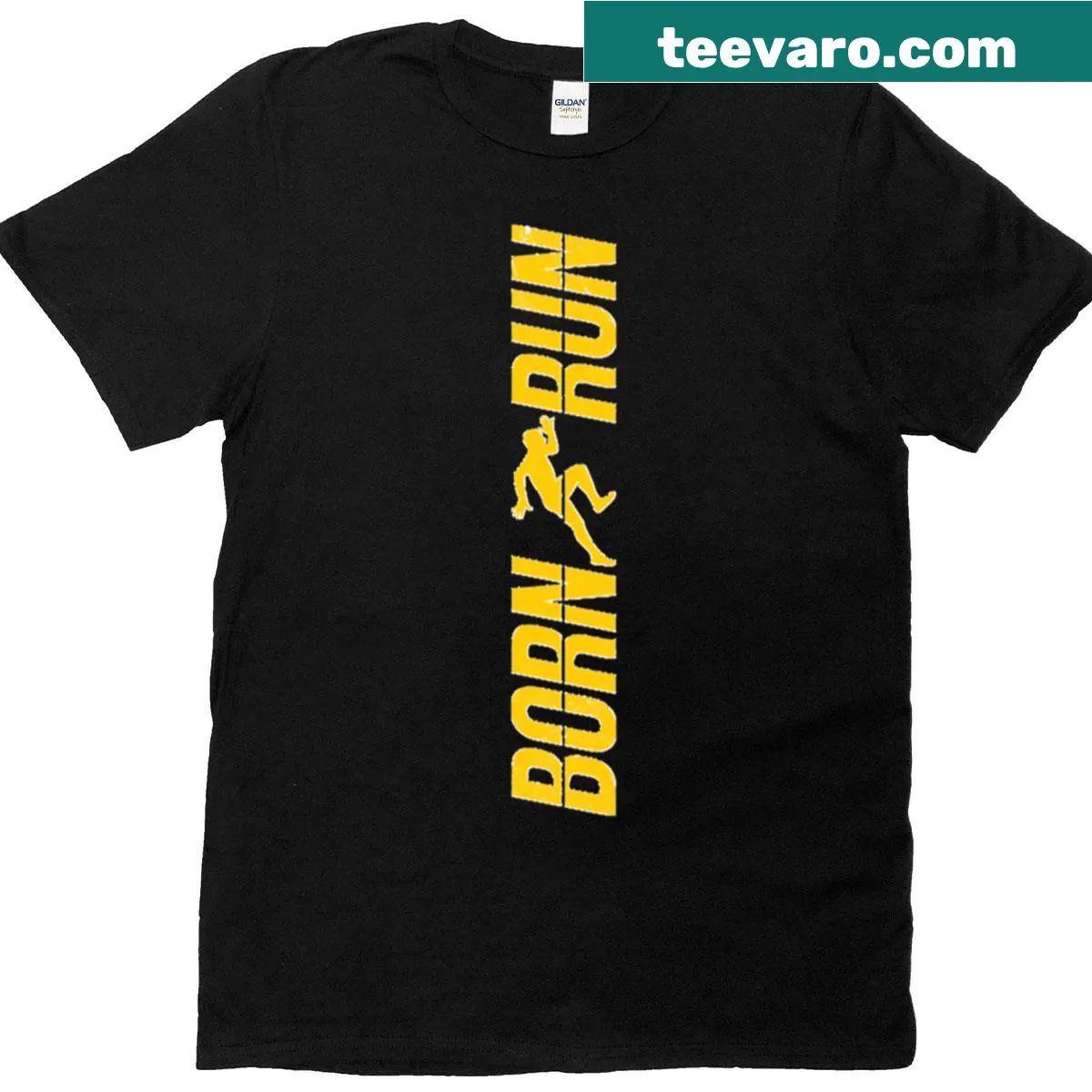 Inspirational T-shirt with a message of happiness from Bruce — on a men's t-shirt