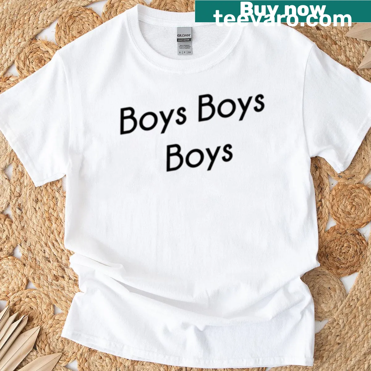Oversized t-shirt inspired by Troye Sivan's Boys Boys Boys for music lovers — on a men's t-shirt