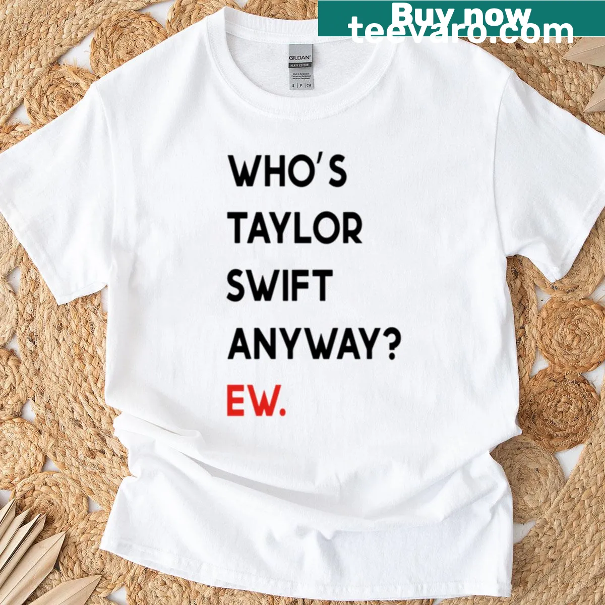Swiftie T-shirt featuring designs related to Taylor Swift's Eras — on a men's t-shirt