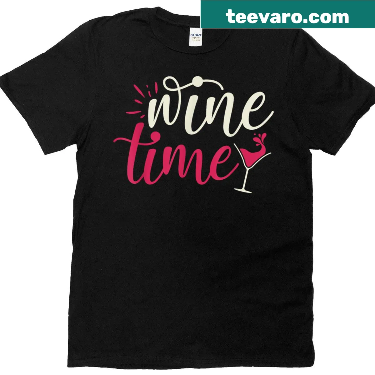 Funny t-shirt for wine lovers featuring humorous wine-related text — on a men's t-shirt