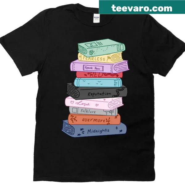 Minimalist design featuring book spines, tribute to literature