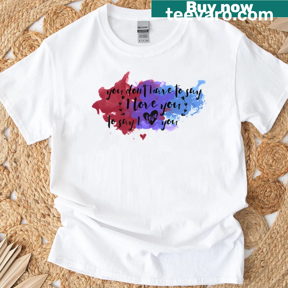 Minimalist design oversized t-shirt for men — on a men's t-shirt