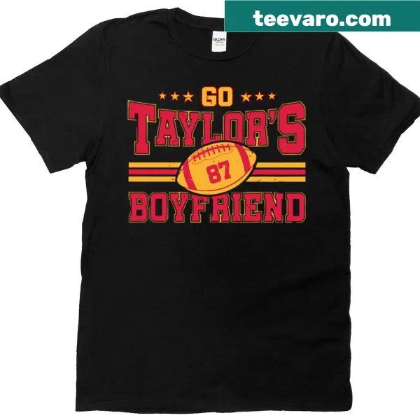 T-shirt featuring a playful tribute to Travis Kelce with jersey number 87