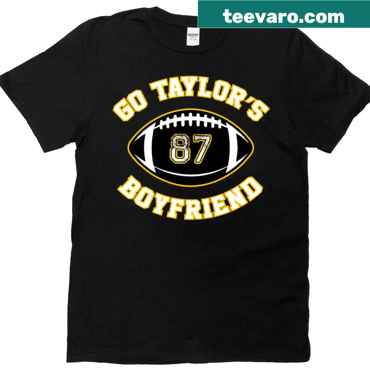 Oversized t-shirt with humorous Taylor Swift-themed text — on a men's t-shirt