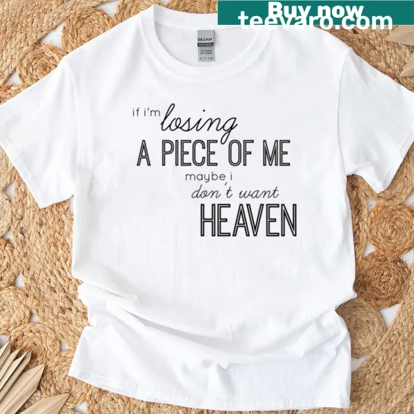 Heaven lyrics graphic t-shirt featuring Troye Sivan's song