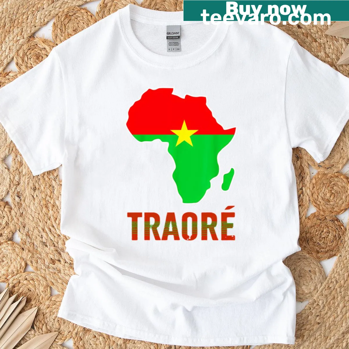 Retro T-shirt inspired by 90s African culture — on a men's t-shirt