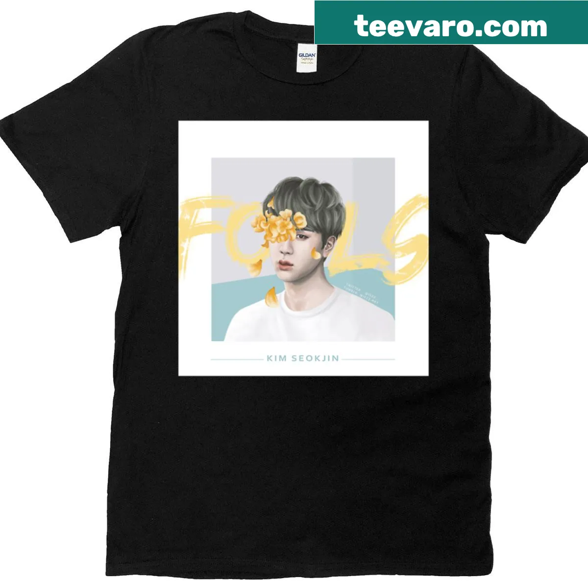 Funny T-shirt with an illustration that reads 'Fools' — on a men's t-shirt