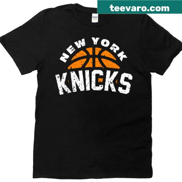 Vintage-style Knicks basketball T-shirt