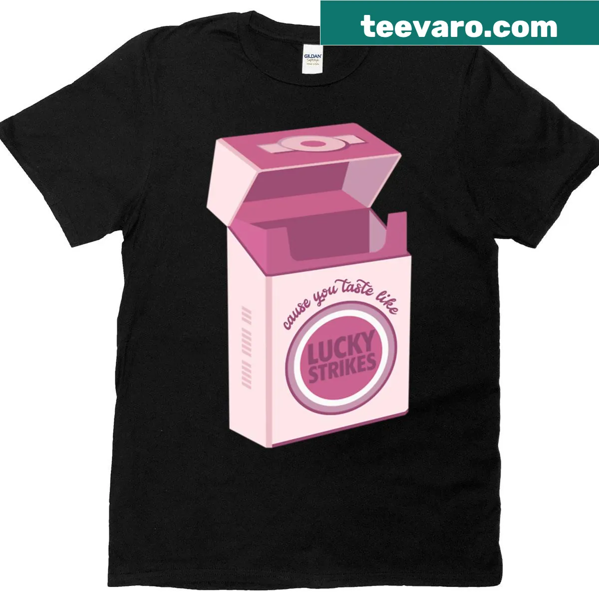 Oversized t-shirt inspired by Troye Sivan's Lucky Strike — on a men's t-shirt