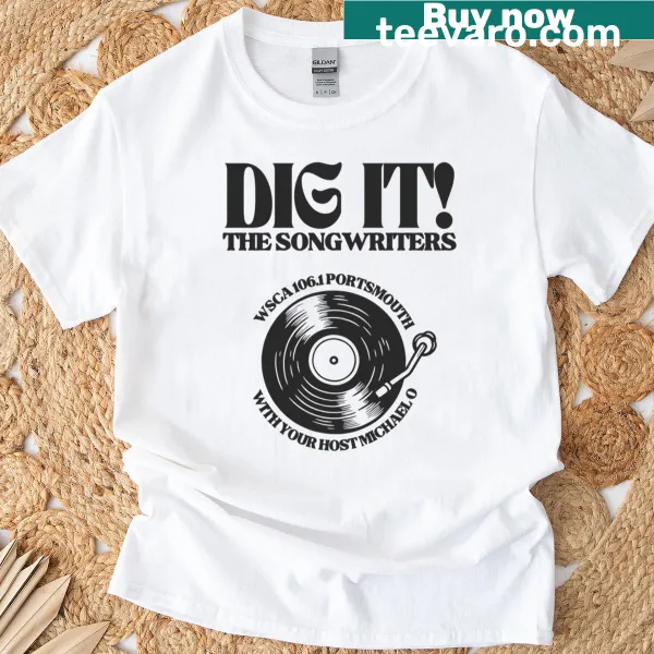 Oversized t-shirt with playful graphic saying Merch For My Dads Show