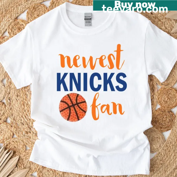 Newest Knicks Fan T-shirt with Knicks logo and text