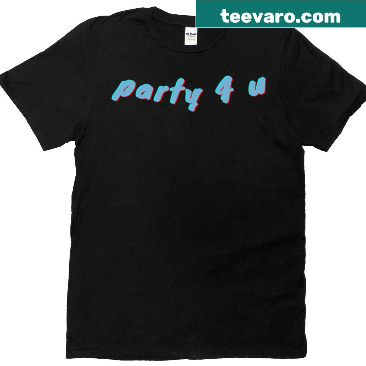 Graphic t-shirt celebrating pop music and parties — on a men's t-shirt