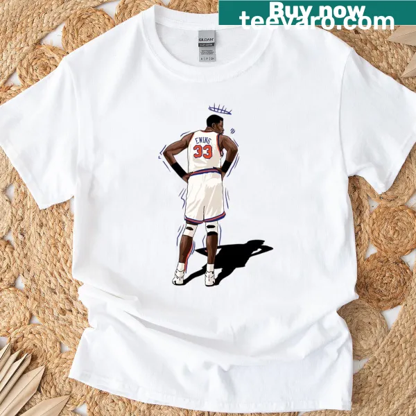 Patrick Ewing T-shirt with graphic of the player