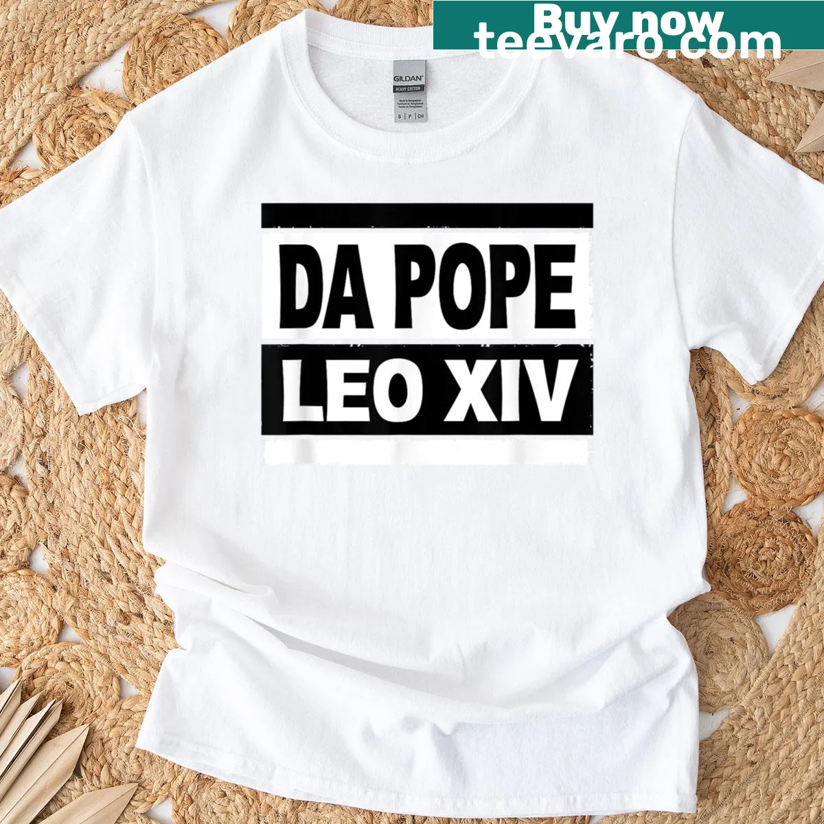 Vintage retro Pope costume graphic t-shirt for all ages — on a men's t-shirt