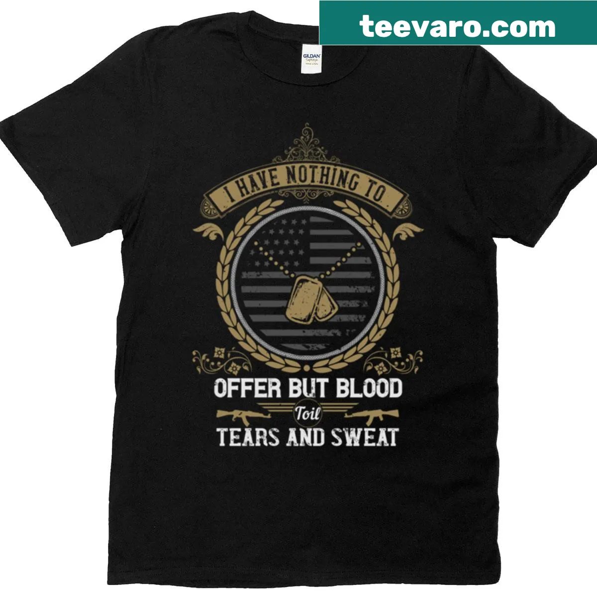 Oversized T-shirt with quote about sacrifice and commitment — on a men's t-shirt