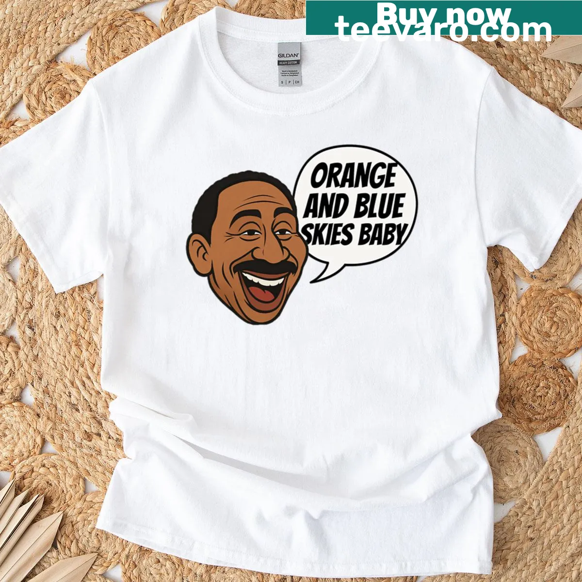 T-shirt featuring a Stephen A. Smith quote related to the Knicks — on a men's t-shirt