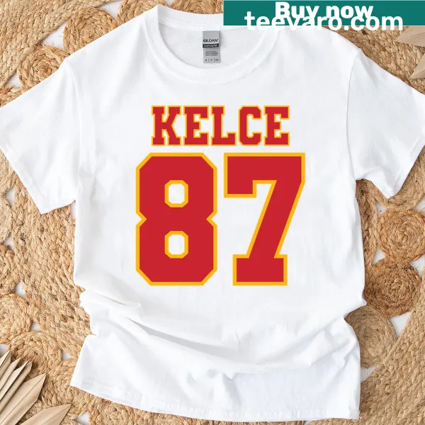 Typography t-shirt featuring Swift Kelce 87
