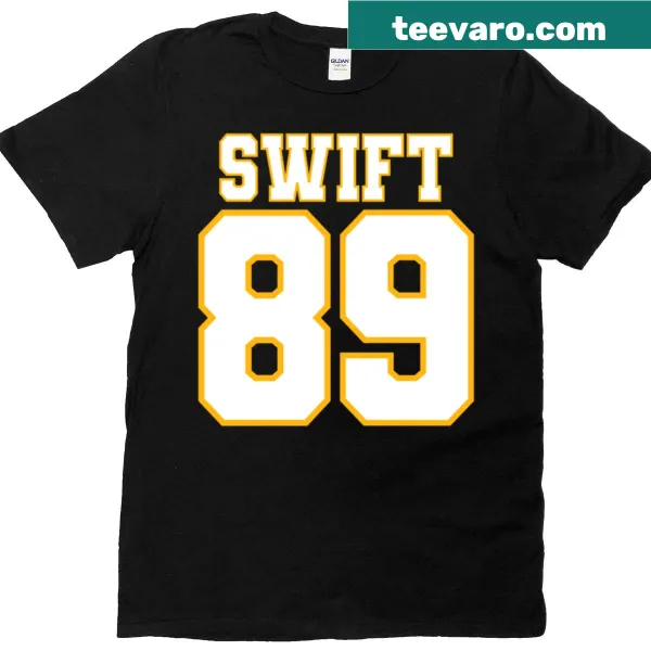Oversized T-shirt featuring number 89 for Swift Kelce