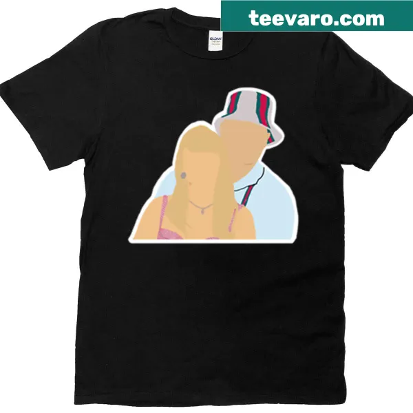 T-shirt with bold text celebrating Taylor and Travis.